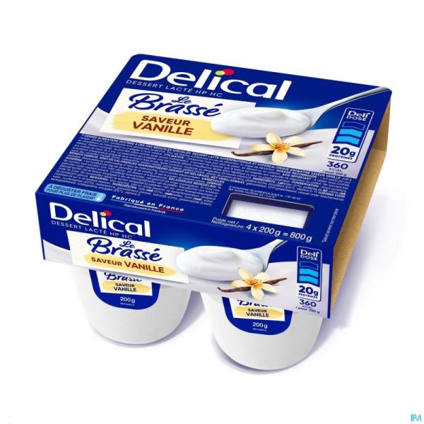 Delical Le Brasse Vanille 4x200g