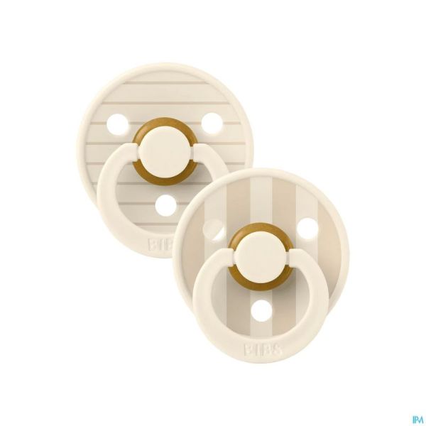 Bibs 2 Sucette Studio Duo Pin Vanilla