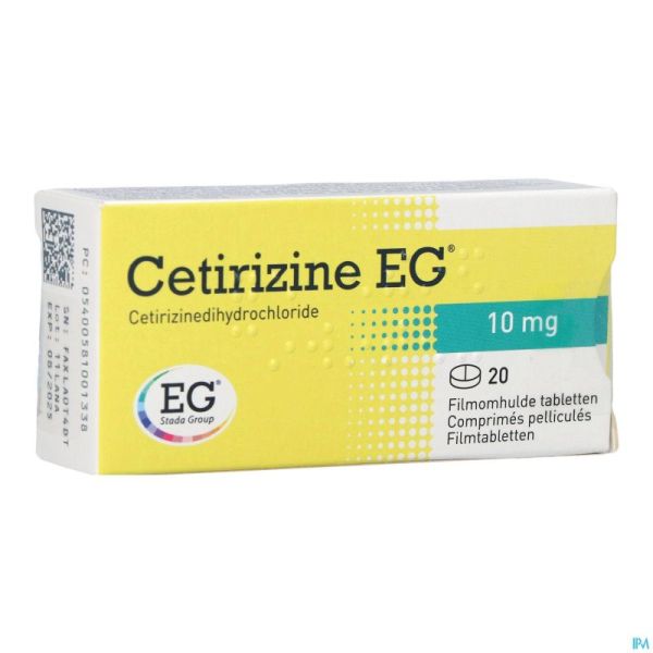 Cetirizine EG          Comp 20X10Mg