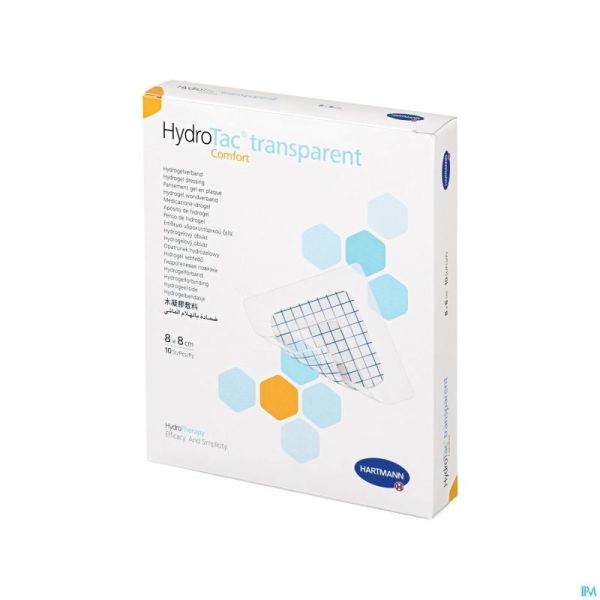 Hydrotac Transpar. Comf. 8x8cm 10 6859251 Hartmann