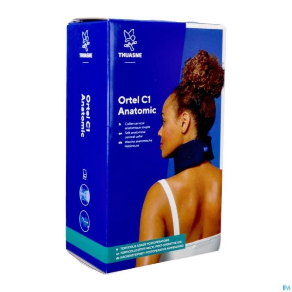 Thuasne Collier Cerv.ortel C1 Anat H 9cm Bleu T1