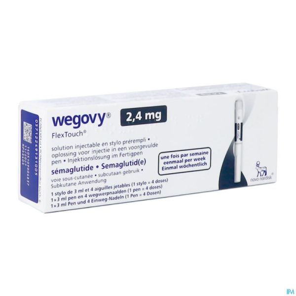 Wegovy 2,4mg Flextouch Opl Inj Voorgev.pen 3ml