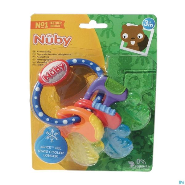 Nûby Clefs de dentition réfrigérante - 3m+ 