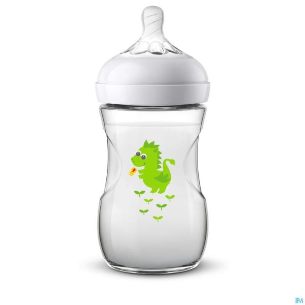 Philips Avent Natural 2.0 Biberon 260ml Dragon SCF070/24