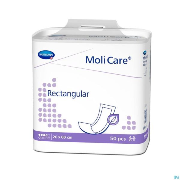 Molicare Rectangular 4d 20x60 50 P/s