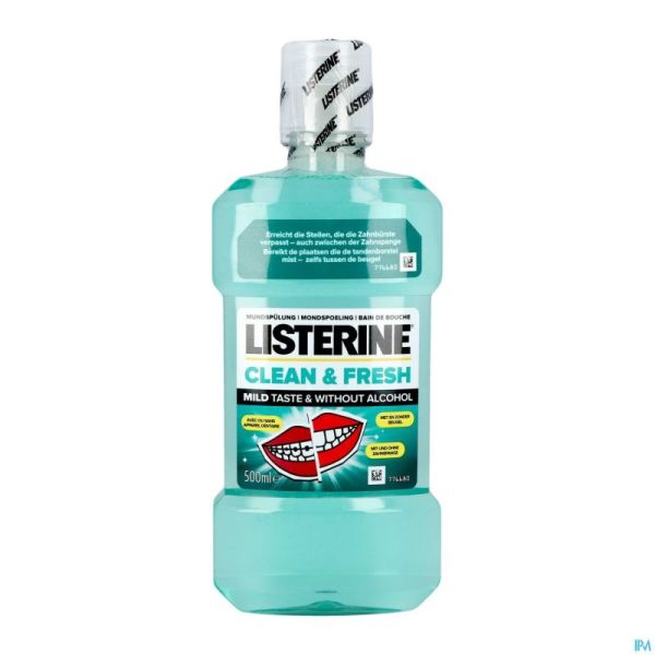 Listerine Clean & Fresh 500ml Nf