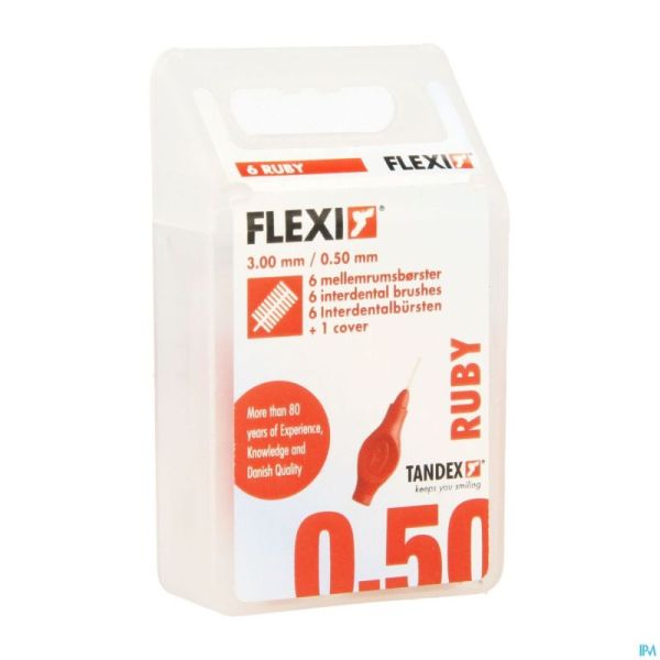 Flexi Red Brossette Super Fine Interdentaire 6