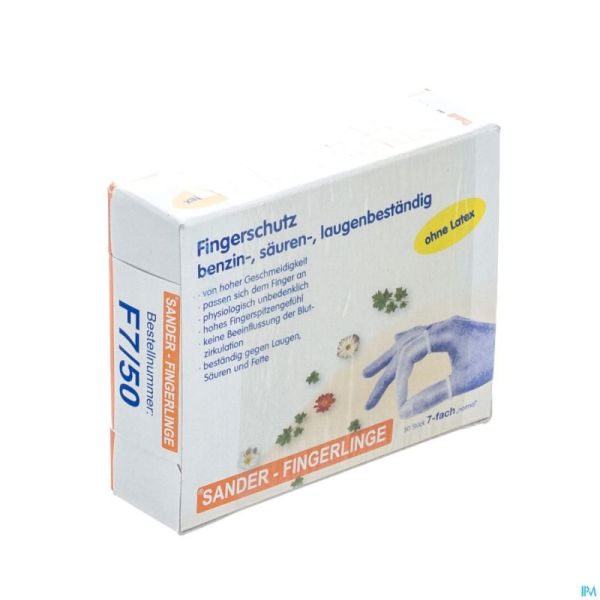 Doigtier Sander F7 Bleu 50 Covarmed