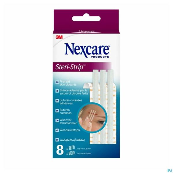 Steri-strip 3m Suture Cutan. Adh Assortiment 8