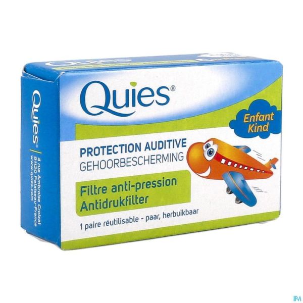 Quies Protection Auditive Avion Enfant 1 Paire