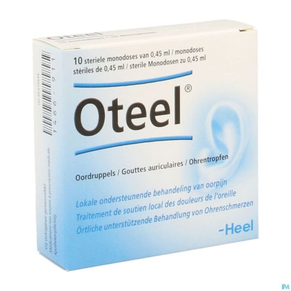 Oteel Gutt Auriculaires 10x0,45ml Heel