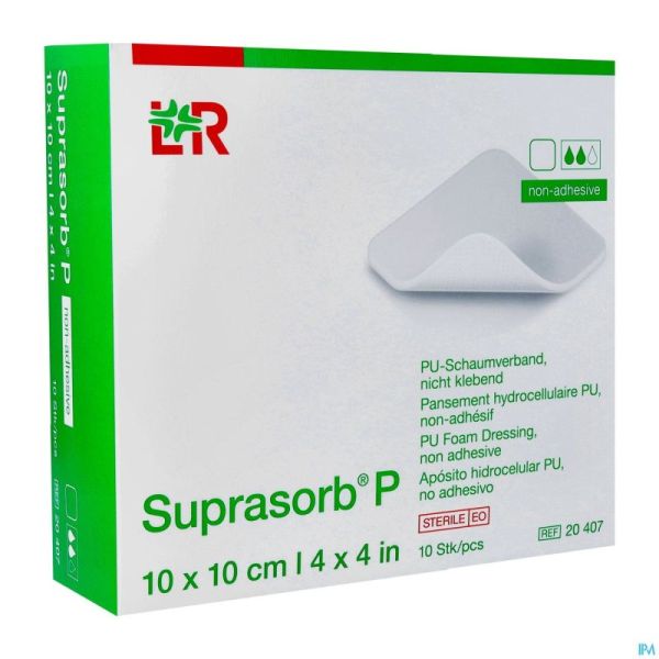 Suprasorb P Mousse Pu N/adh Wcl 10,0x10,0 10 20407