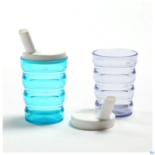 Gobelet Rainures 2 Becs Transp+2 Becs 4+8mm Advys