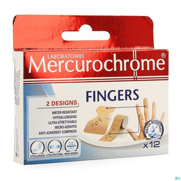 Mercurochrome Pansement Fingers 12