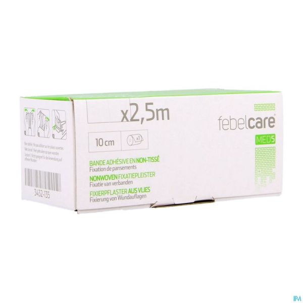 Febelcare Med5 Bande Adhesif N/tisse 10cm 2,5m 1