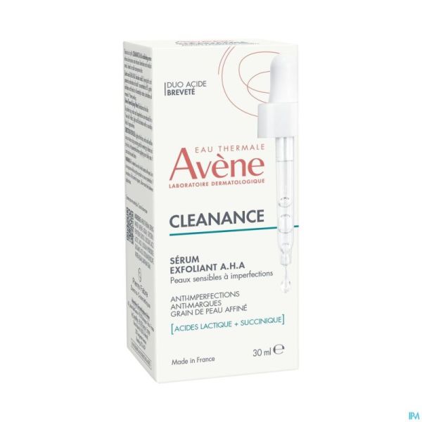 Avene Cleanance Serum Exfoliant A.h.a 30ml