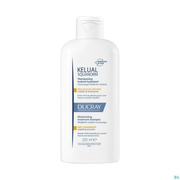 Ducray Kelual Squanorm Sh Pellicules Seches 200ml