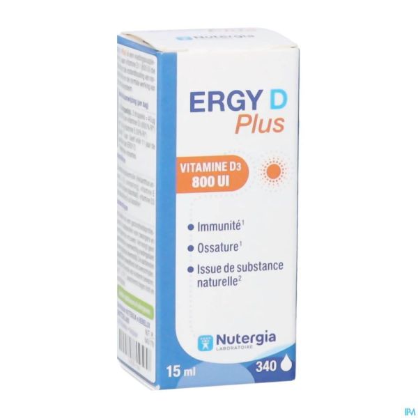 Ergy D Plus Fl 15ml Nf