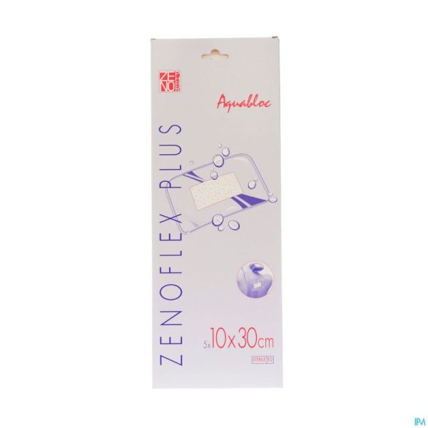 Zenoflex Plus 10x30cm 5 Pansement Steril Wtp