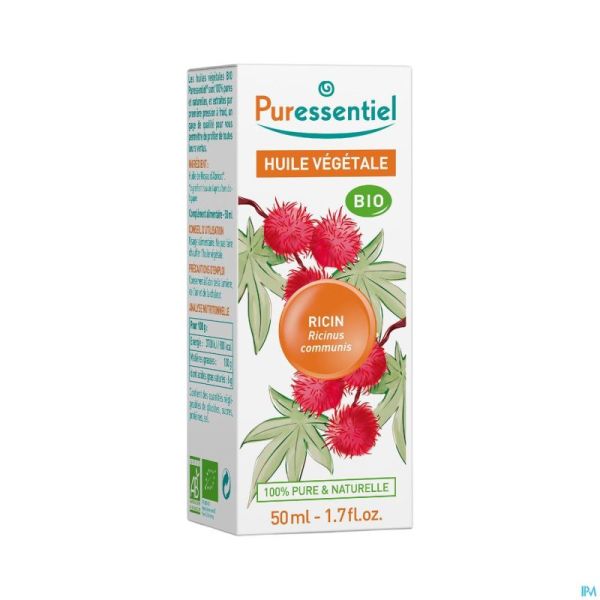 Puressentiel Huile Vegetale Bio Ricin 50ml