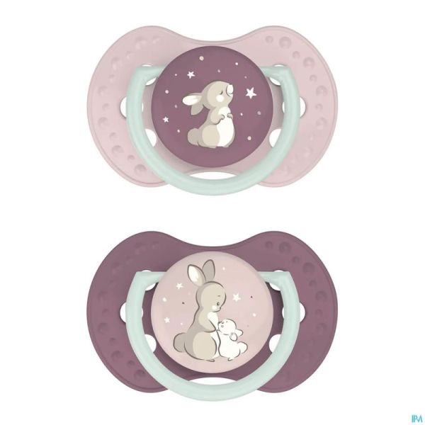 Difrax Dynamic Sucette Day&night Assorti 0-3m 2