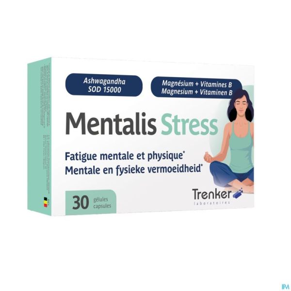 Mentalis Stress Caps 30