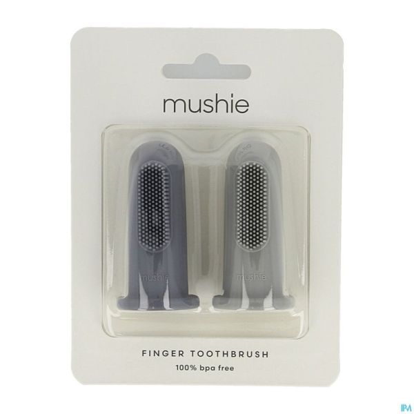 Mushie Brosse Dent Bebe Duo Stone 2