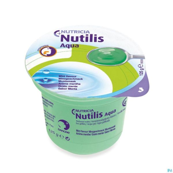 Nutilis Eau Gelifiee Menthe Cups 12x125g