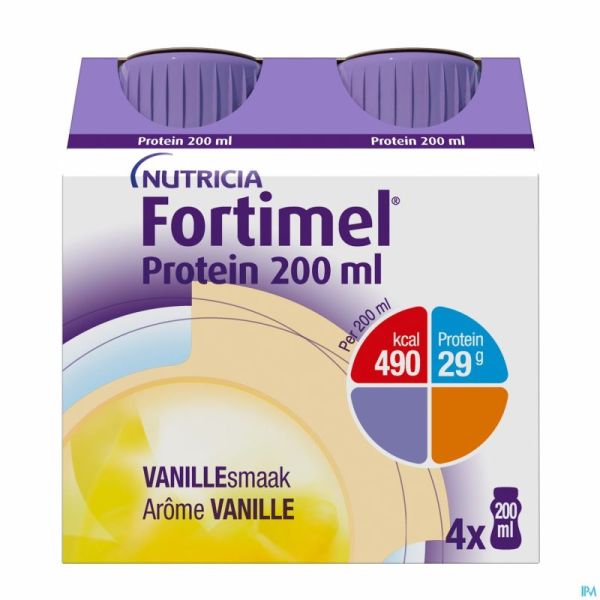 Fortimel Protein 200ml Vanille 4x200ml