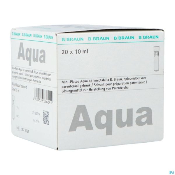 Mini Plasco Aqua Pro Inj Amp20x10ml