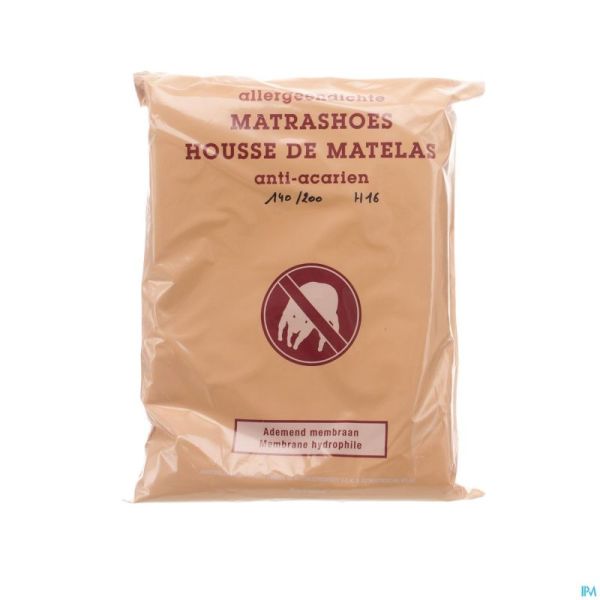 Amp Housse Anti Acarien 140x200x16cm