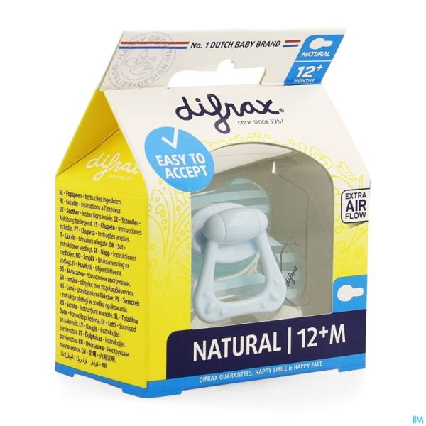 Difrax Sucette Natural 12m+