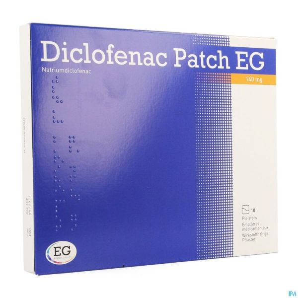 Diclofenac Patch EG 140Mg Emplatre 10