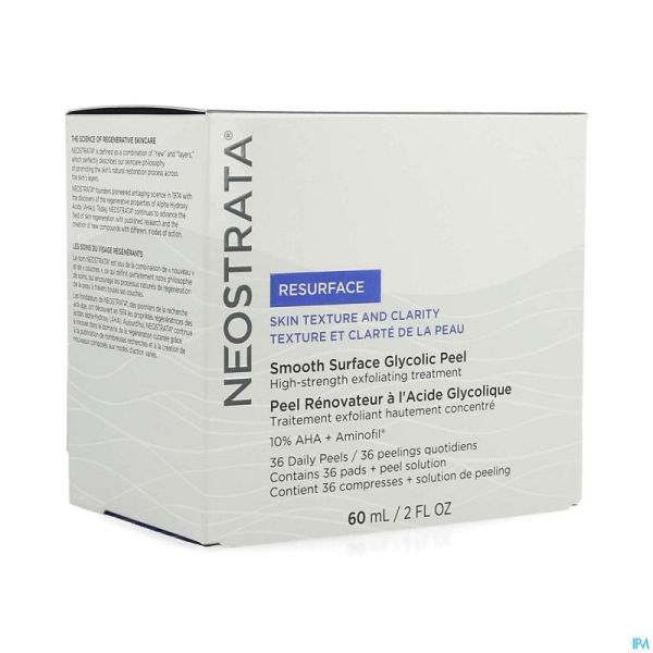 Neostrata Peel Renov.acid Glycoliq. Pads 36+ 60ml