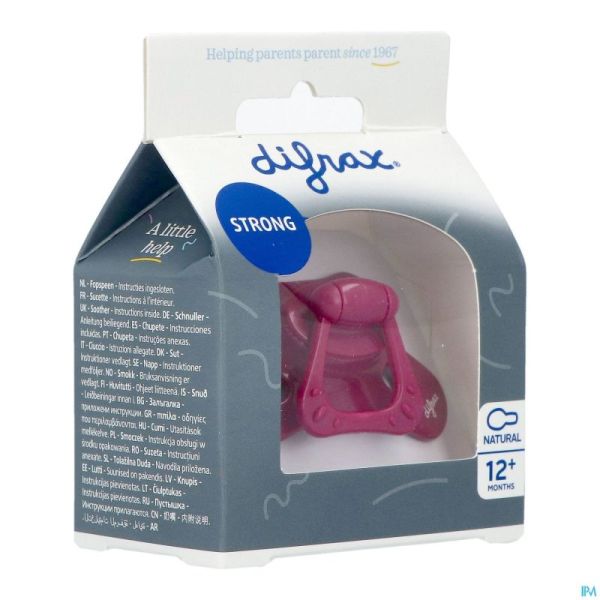 Difrax Sucette Natural 12m+ Uni Wildberry