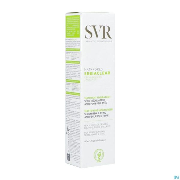 Svr Sebiaclear Creme Mat + Pores Tube 40ml
