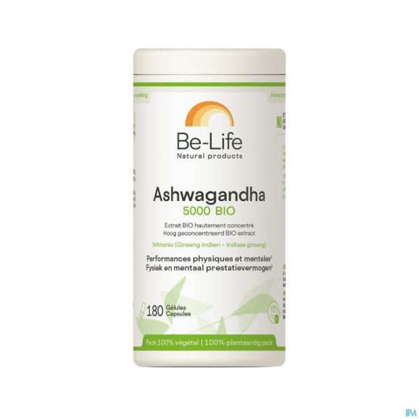 Ashwagandha 5000 Bio Be Life Caps 180