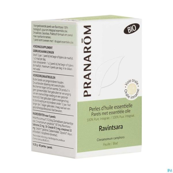Pranarom He Ravintsara Bio Perles 60