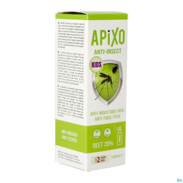 Apixo A/insect Deet 20% Kids Spray 100ml