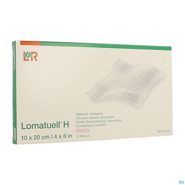 Lomatuell H Compresse Ster 10x20cm 10 23316