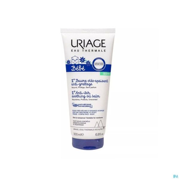 Uriage Bebe 1er Baume Oleo Apaisant A/grat. 200ml