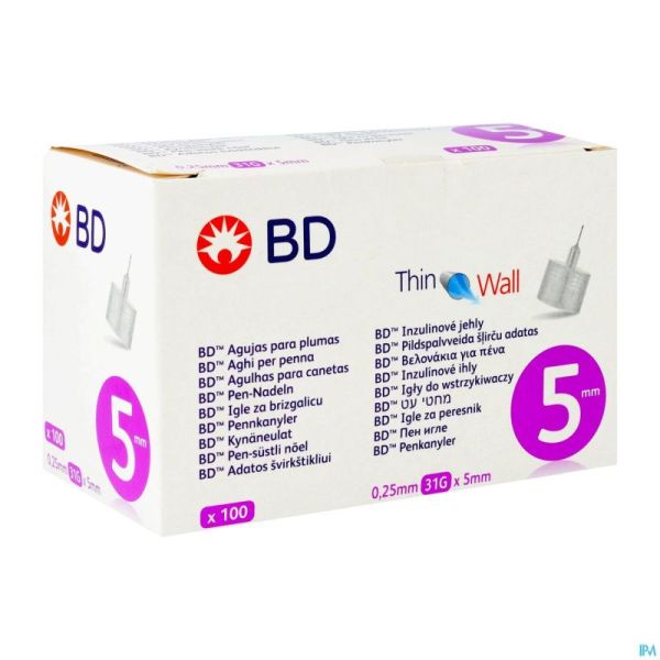 Bd Microfine+ Aig. Stylo Tw 5,0mm 31g 100 320794