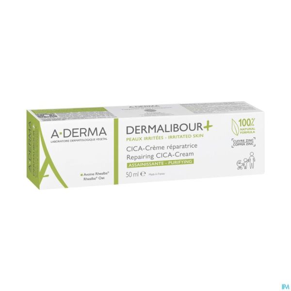 Aderma Dermalibour+ Cica Creme Reparatrice 50ml