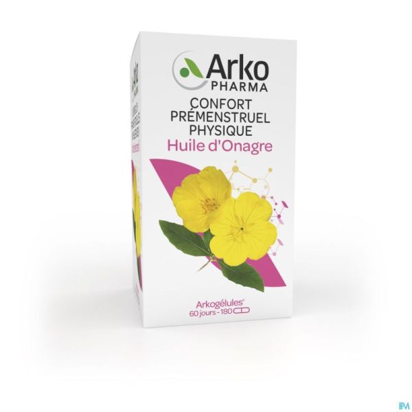 Arkogelules Huile Onagre Comp 180