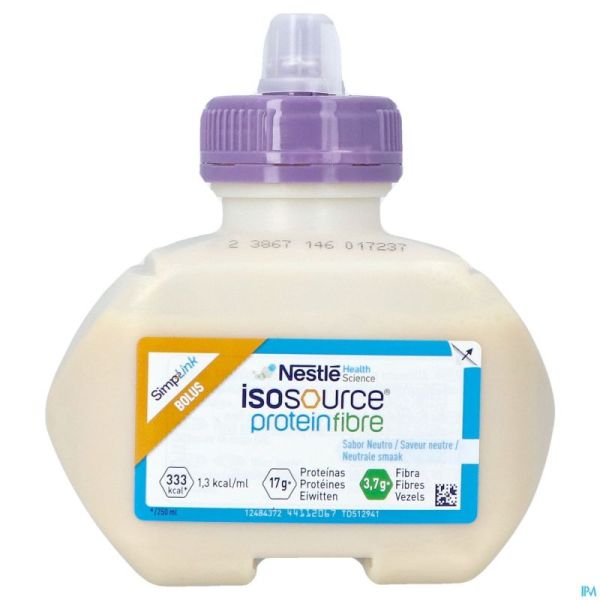 Isosource Protein Fibre Bolus 250ml