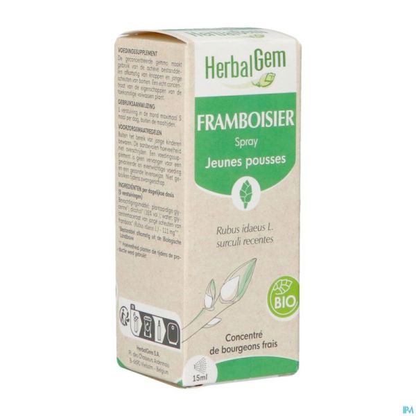 Herbalgem Framboise Bio Spray 15ml