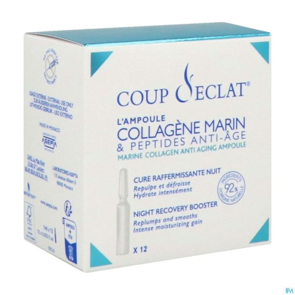 Coup D'eclat Collagen Marin Energ. Aa Amp 12x1ml