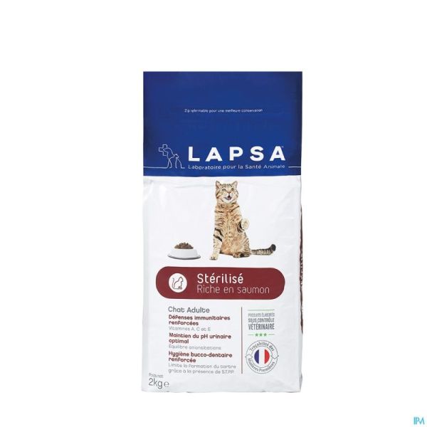 Lapsa Physio. Chat Adulte Sterilise Tte Race 2kg