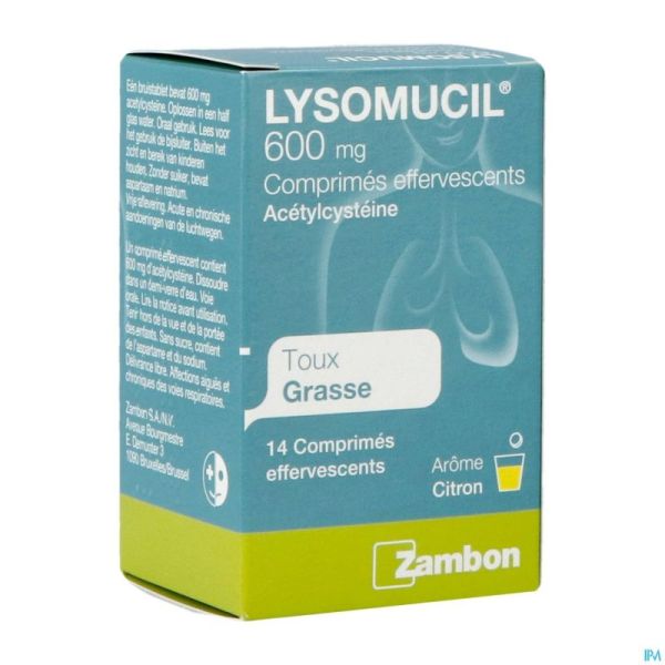 Lysomucil 600 Comp Eff 14 X 600mg
