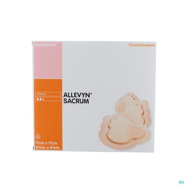 Allevyn Sacrum Pans Hydrocel. 17cm 3 66000694